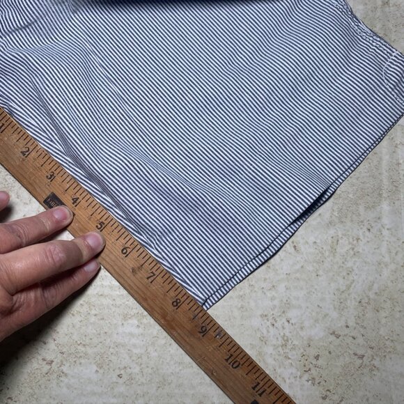 Hilary Radley Womens Striped Shorts L - Casual Comfort Stylish Easy Pull On - Picture 6 of 7